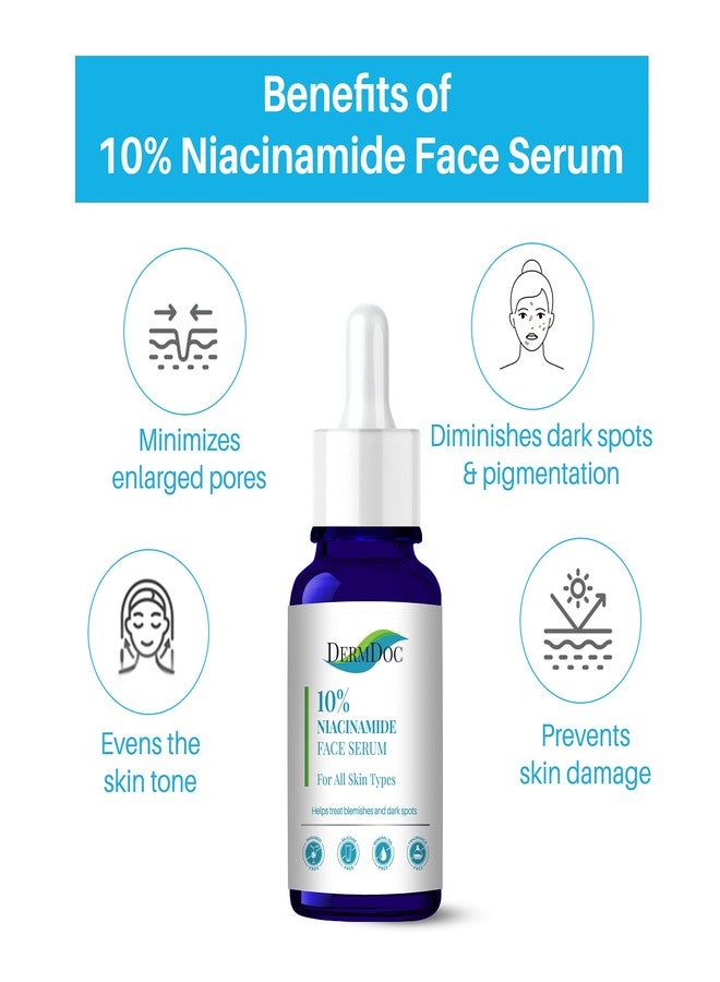 DermDoc 10% Niacinamide Face Serum, 15 ml | Improves Skin Barrier Function & Skin Radiance, Helps Reduce Blemishes & Dark Spots | For All Skin Types | No Parabens, Silicones, Mineral Oil & Sulphates - Image 4