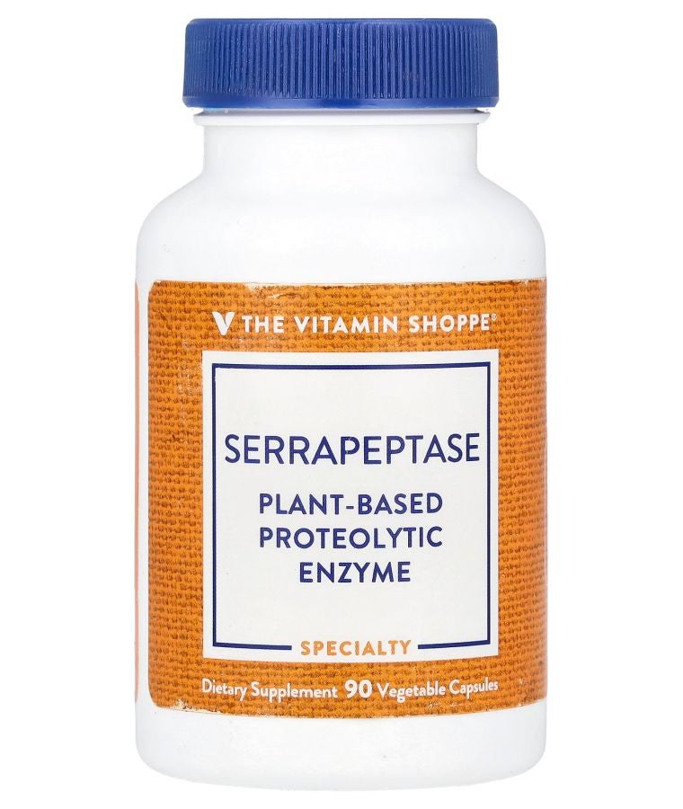 The Vitamin Shoppe Serrapeptase 334 mg 90 Vegetable Capsules