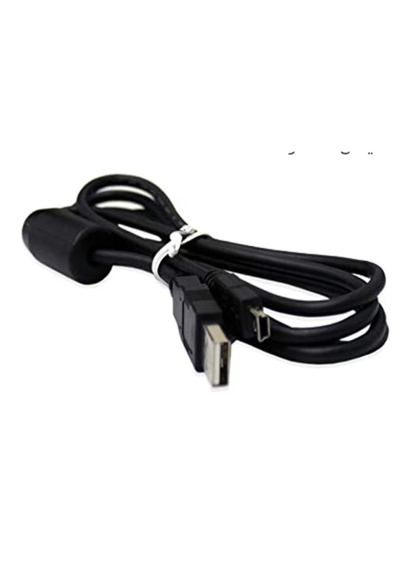 طقم كابلات 3 في 1 لجهاز بلايستيشن 3 - يشمل كابل AV للتلفزيون، كابل شحن ذراع التحكم Mini USB، وكابل باور ثنائي - أسود - Image 3