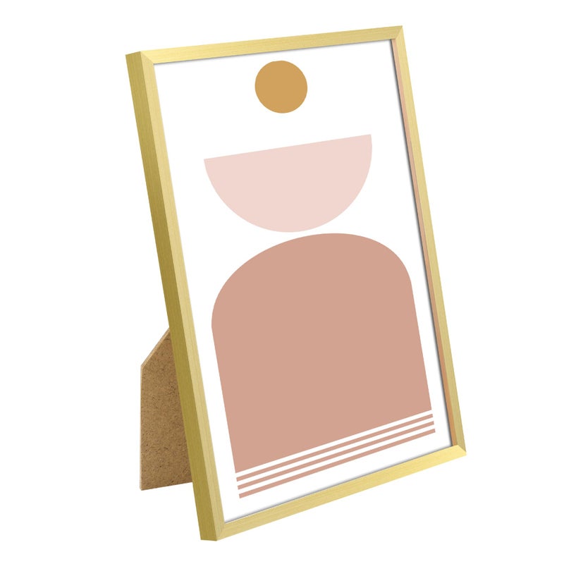 أبس سيمبلز upsimples 8x10 إطار الصورة مجموعة من 3 مصنوعة من زجاج عالي الوضوح لمدة 8 × 10 إطارات ذهبية الجدار وشاشة الطاولة إطار صورة حدودية رقيقة للمنزل د؟ - Image 2