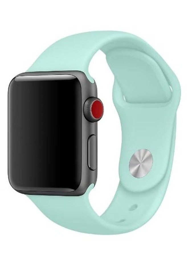 vesus Solid Replacement Band For Apple Watch Series 5/4/3/2/1 Marine Green