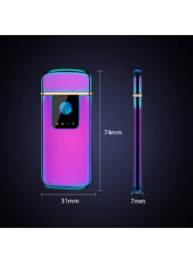 Electric Arc Lighter – Jet Flame Torch Lighter, Refillable Butane & USB Rechargeable 2-in-1 Windproof Lighter for Kitchen, Grill, BBQ, and Candles - Image 4