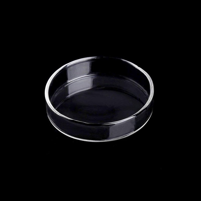 WEAVERBIRD 60mm Aquarium Shrimp Feeder Dish Glass Fish Tank Feeding Bowls Round Clear Dishes Tray - Image 1