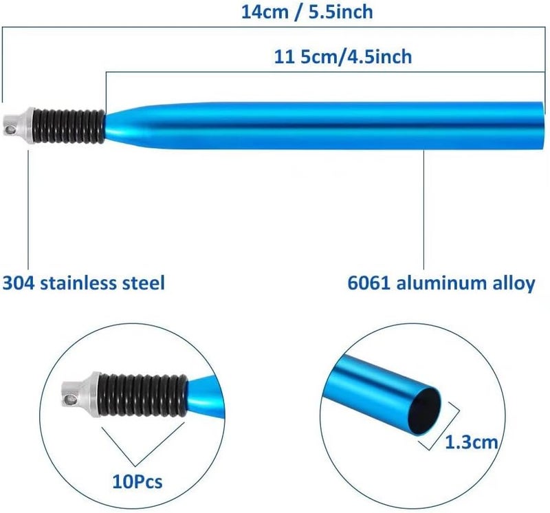 Fishfun Wacky Rig Tool with Silicone O Rings, 100Pcs for 3"-4" Senko Worms and 100Pcs for 5"-7" Worms. Easy Installation and Great Protection of Your Plastic Worms - Image 3