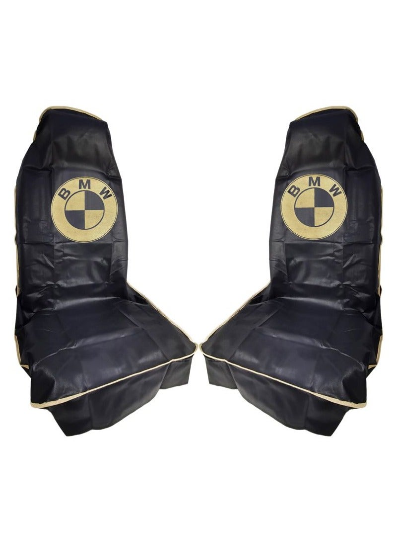 BMW Universal Car Seat Dust Dirt Protection Cover Extra Protection For Your Seat 2/pcs Set Car Seat Cover - Image 3