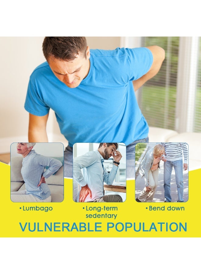 سوميفون عبوات من 3 لصقات لتخفيف آلام العصب الوركي، تخفيف فعال لآلام العصب الوركي، تهدئ الانزعاج الناتج عن الجلوس الطويل - Image 3