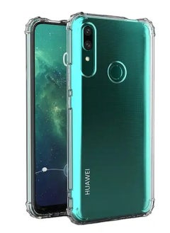 For Huawei Y9 Prime 2019 Crystal Clear TPU Bumper Cushion Cover with Reinforced Corners Anti-scratch Transparent Back Case for Huawei Y9 Prime 2019