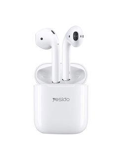 Yesido Earbuds True TWS TWS05 Bluetooth 5.0 Wireless Earphone  Enhanced Sound Quality White  - Image 1