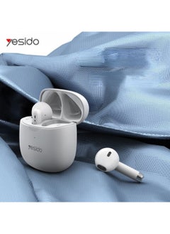 Yesido Earbuds True TWS TWS05 Bluetooth 5.0 Wireless Earphone  Enhanced Sound Quality White  - Image 5
