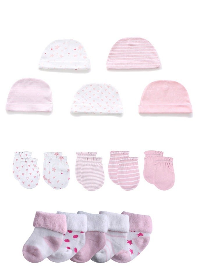 RedMapleTEK 24-Piece Set Of Newborn Baby Jumpsuit, Pants, Hat, Gloves, Socks - Image 4