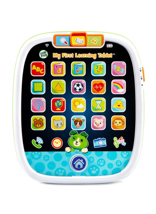 Leapfrog My First Learning Tablet Black, Toddler Learning Toy with Lights Music and Smart Stages Educational Content, Laugh & Learn UK English Version