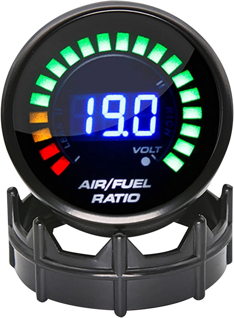 ARTILAURA 2-1/16" 52mm Air/Fuel Ratio Gauge with LED Digital Display and Narrowband O2 Sensor for 12V Cars - Image 4