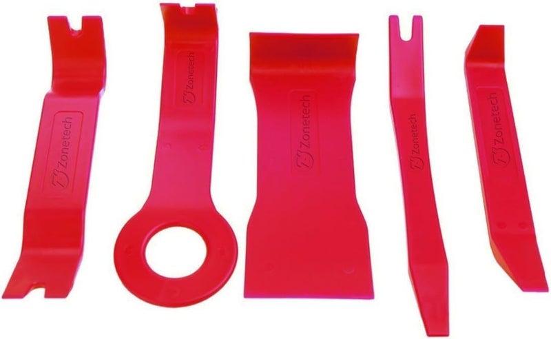 HELLARO مجموعة أدوات إزالة تزيين السيارات HELLARO ET0010، 5 قطع (بدون خدش لداخل باب السيارة) - Image 1