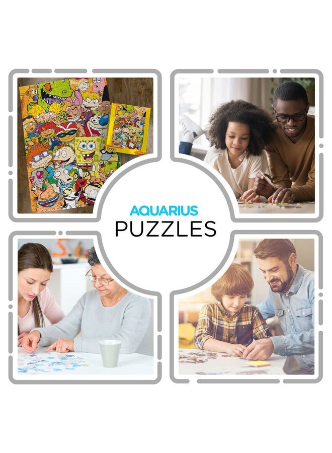 Aquarius Nickelodeon 90s Puzzle (1000 Piece Jigsaw Puzzle) - Officially Licensed Nickelodeon Merchandise & Collectibles - Glare Free - Precision Fit - 20 x 28 Inches - Image 4