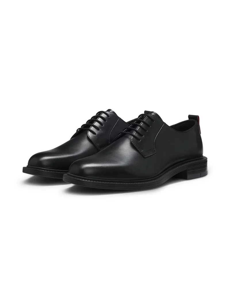 HUGO Leather Derby shoes with embossed logo
