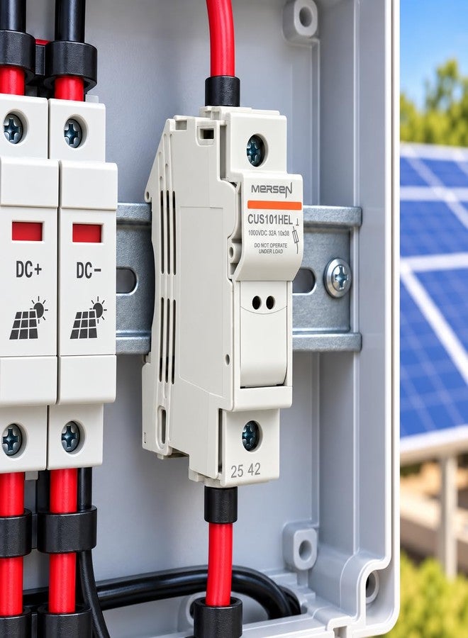 DAYSTAR SOLAR 32A Rated DC Fuse Holder with Pre-Installed 15A Fuse for Solar PV Systems - Image 4