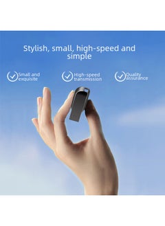 Generic Large Capacity Expansion Upgrade 1TB2TBU Plate Whistle Metal High-speed Creative 64G USB Plate Lettering-Color:Silver-Capacity:USB 3.0 16GB  - Image 5