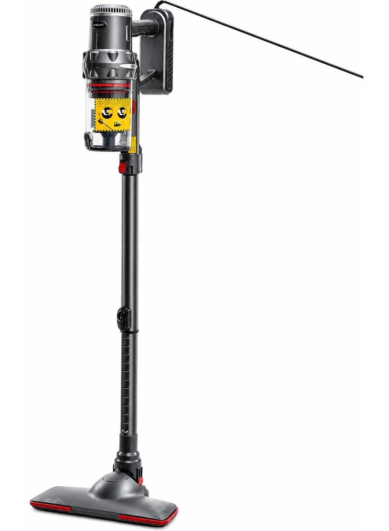 Sokany 4-in-1 Vacuum Cleaner SK-3378N - 2000W High Power, 1.2L Capacity, Telescopic Aluminum Tube, 5M Power Cord - Silver (Upgraded Version), 1 Year Warranty - Image 3