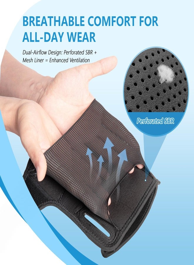 joingood Adjustable Elbow Brace Tennis Elbow Brace for Men & Women, Elbow Compression Sleeve for Tendonitis, Golfers Elbow, Bursitis - Breathable SBR Elbow Support Wrap, L/XL - Image 4