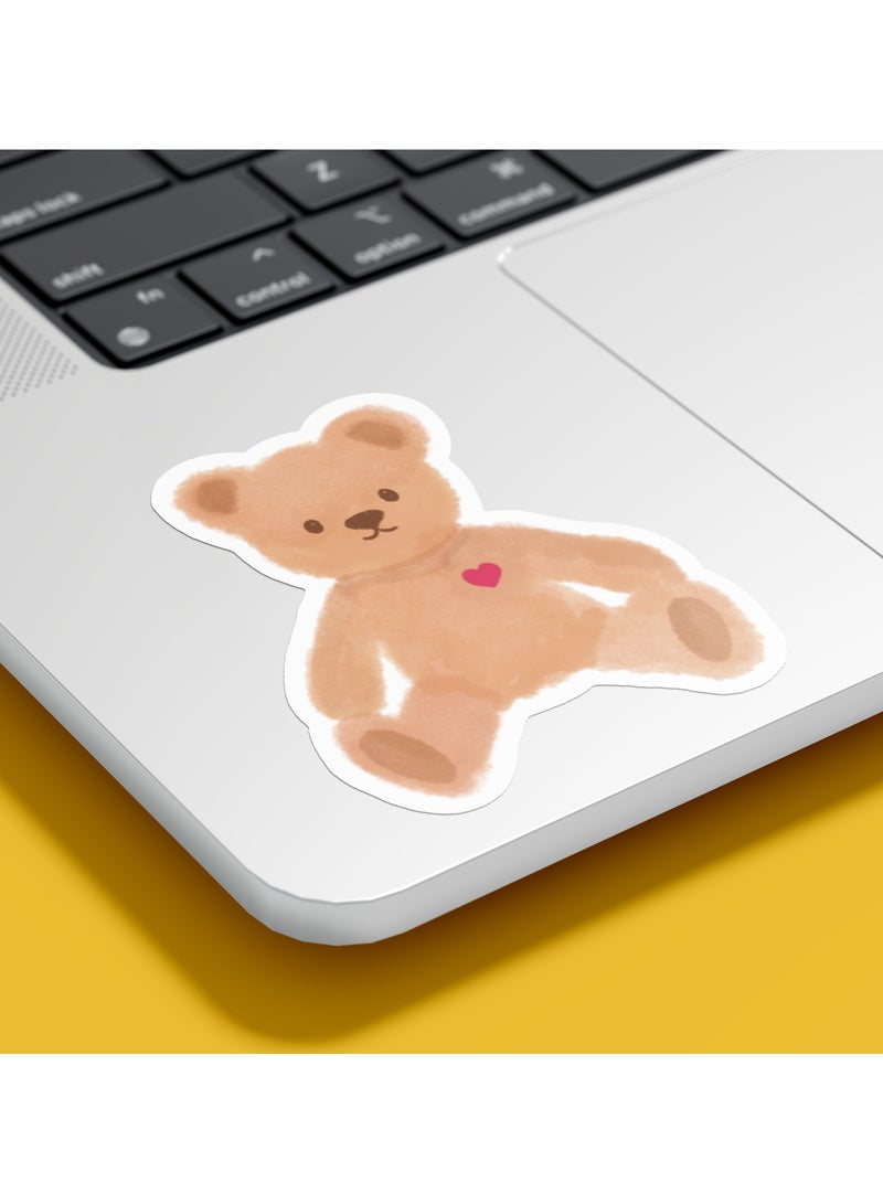 Boomah Accessories 1-Piece Creative cute friendship Waterproof Vinyl Stickers, for Laptop , Mobile , Mug , Skateboard , Guitar for kids, adult , girls, nursery 8x6cm - Image 1