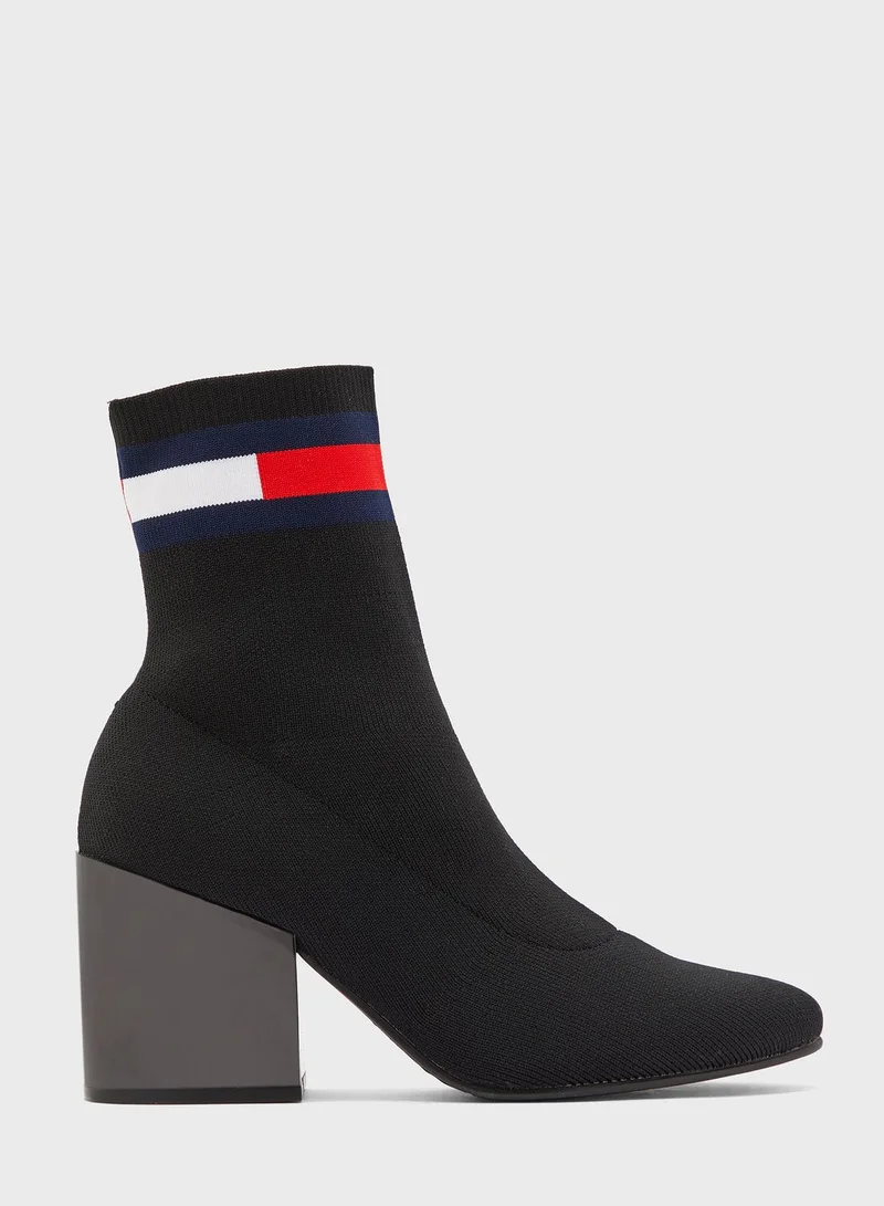 TOMMY HILFIGER Flag Sock Ankle Boot