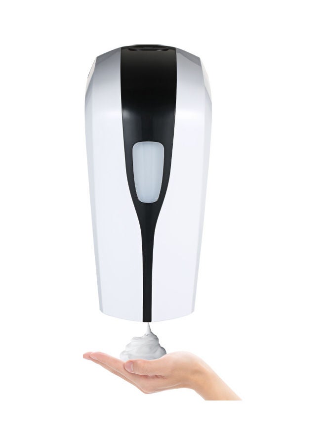 NIBEMINENT Wall-Mounted Automatic Soap Dispenser NA-H1763 White/Black - Image 1