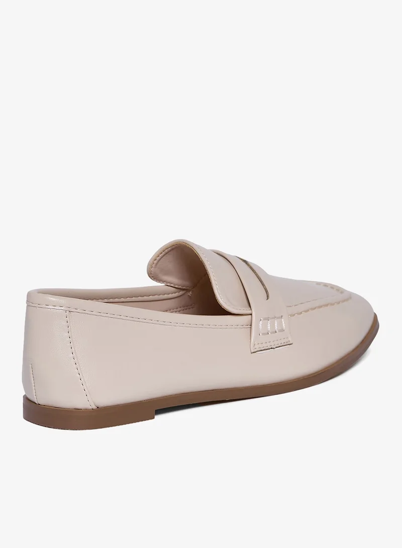 Geoomnii BEIGE Geoomnii Closed Flat Shoes for Women – Comfortable Slip-On Ballet Flats for Office, Daily Wear & Casual Use for Women | Best Price UAE