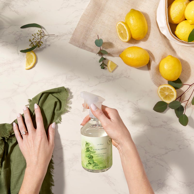 Thymes Countertop Spray - 16.5 Fl Oz - Fresh-Cut Basil - Image 2