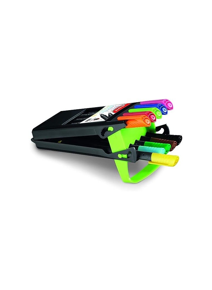 Maped - Graph'Peps Fineliner Pens In Innovative Case (Pack Of 10) - Image 1
