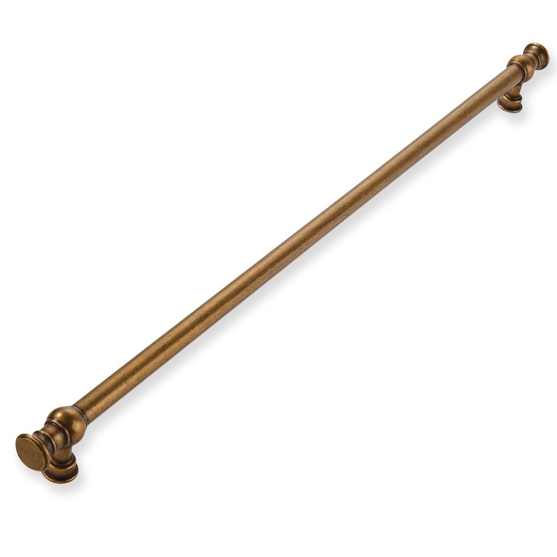 ZAUYX 1Pack 18inch457mm Hole Center Appliance Pulls Antique Brass Cabinet Pulls Solid Heavy Duty Kitchen Cabinet Hardware for Cupboard Drawer Pulls Cabinet Handle - Image 2