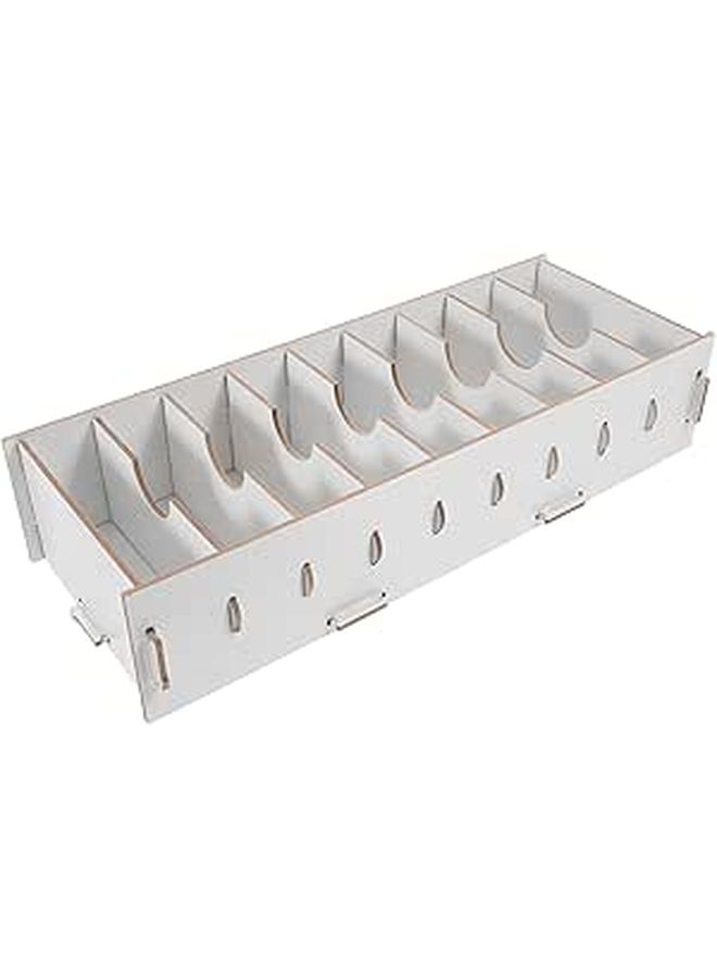 Wooden Business Card Holder Stylish Name Card Organizer Elegant Office Desktop - Image 1