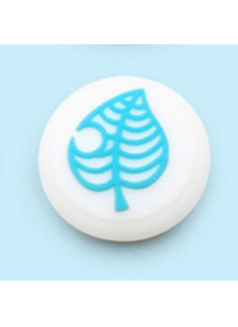 Switch Rocker Cap Silicone Cap Game Cap Key Protection Cap Nintendo Animal Mori Bear-Product Color:Leaves White And Blue