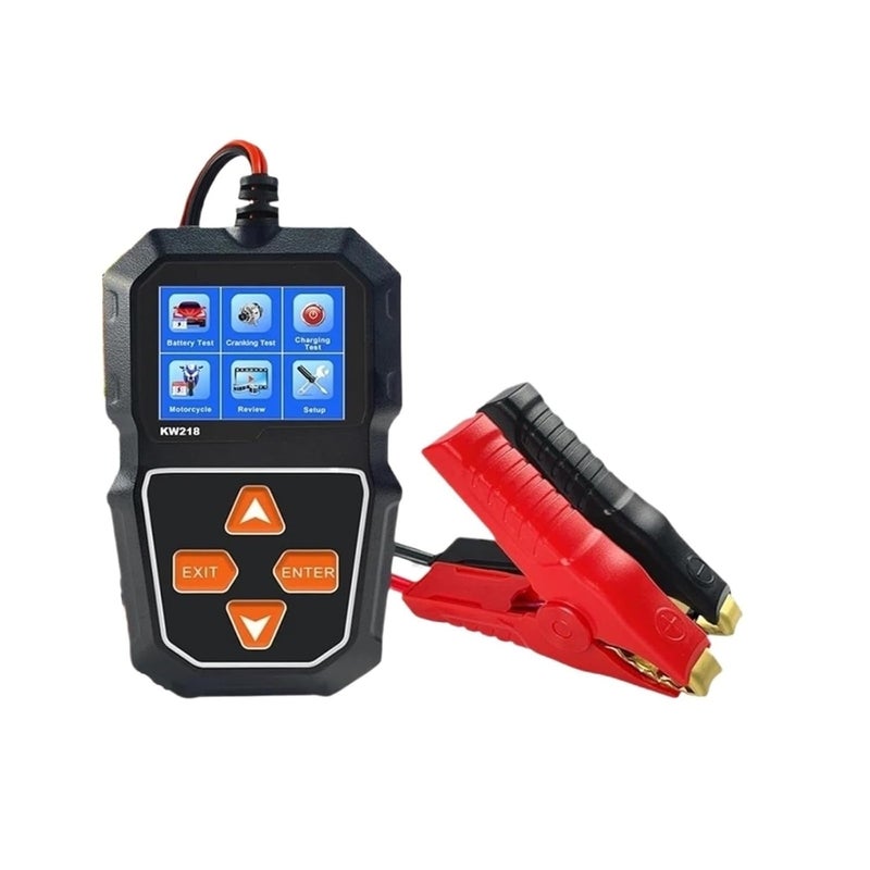 KW218 Car Battery Tester 6V 12V 100 2000CCA Cranking Charging Analyzer for Auto Motorcycle - Image 2