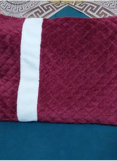 Super warm fur lined pillowcase, burgundy, 70*50 - pzsku/Z2F9E95D6DFA36B04B0EEZ/45/_/1732403991/db457860-42d9-4a88-80f2-dfc355dc2ac6