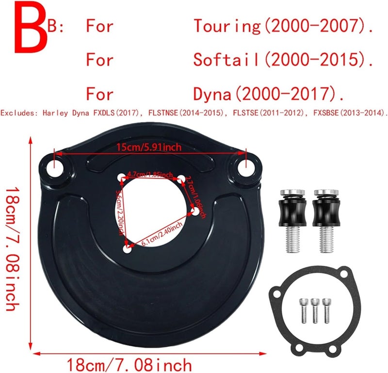 Wivplex Clear Air Cleaner Filter Kit for Harley Motorcycles - Image 3