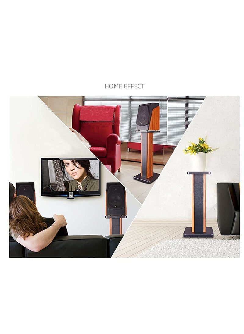 فلاشهوك - حامل مكبر صوت 70 سم - يدعم 100 رطل، مسامير قابلة للتعديل، متوافق مع Bose وPolk وSony وYamaha وPioneer وغيرها - Image 1