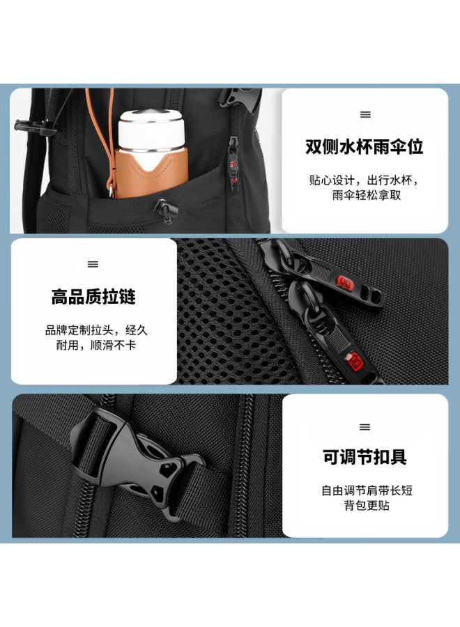 Brinch Men's Backpack 14/16 Inch High-end Business Travel Lightweight Commuter Large Capacity Laptop Bag - Image 2