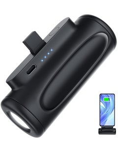 ELTRAZONE Portable Charger With LED Flashlight 5000mAh Ultra Compact Power Bank Small Battery Pack Charger  - Image 1