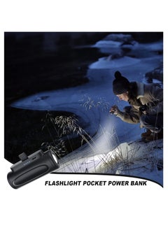 ELTRAZONE Portable Charger With LED Flashlight 5000mAh Ultra Compact Power Bank Small Battery Pack Charger  - Image 4