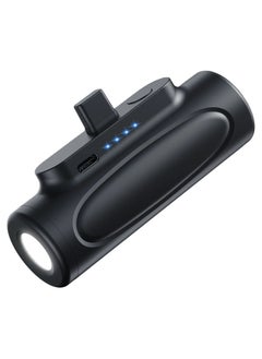 ELTRAZONE Portable Charger With LED Flashlight 5000mAh Ultra Compact Power Bank Small Battery Pack Charger  - Image 2