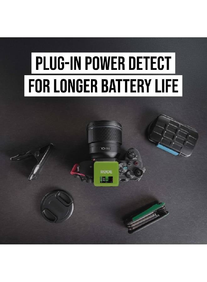 رود نظام ميكروفون لاسلكي مدمج Rode Wireless GO (الجيل الثالث) - أخضر WIGOGEN3 - Image 5