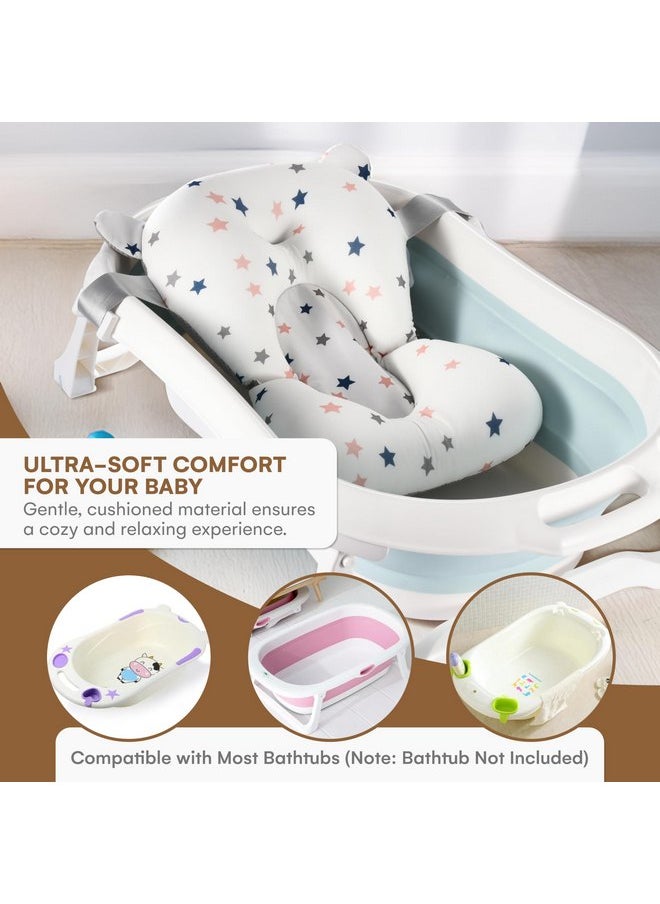 Childlike Behavior - Baby Bath Tub Seat Cushion - Baby Sink Bath Cushion - Bathing Seat Support, Infant or Newborn Bath Pillow Support Mat - Comfort Bathtub Safety Seat Pad - Floating Tub Pillow for Babies or Infants - Image 1