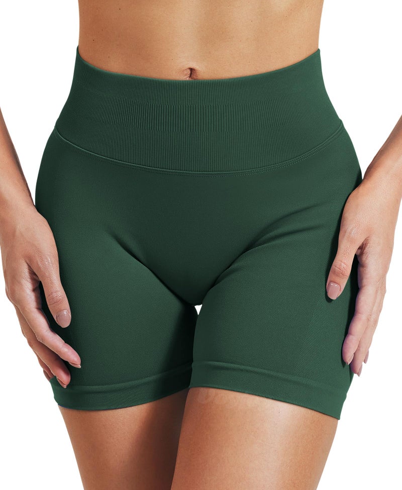 VOYJOY Women Workout Impact Shorts 2.5"/ 3.6"/ 4.5"/ 6" Scrunch Butt Lifting Gym Seamless Booty Biker Shorts - Image 5