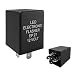 NYTKL EP27 FL27 LED Electronic Flasher Relay 5Pin Car Flasher Relay Fix Turn Signal Bulbs Hyper Flash Issue 12V Electronic Hazard Warn Relays for Ranger F150 F250 F350 Explorer - Image 2