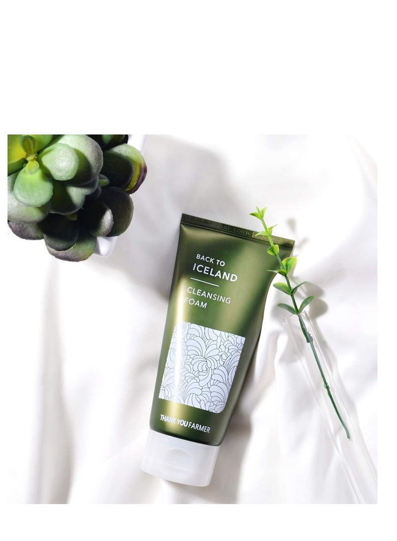 Thank You Farmer Back To Iceland Cleansing Foam 120ml, Korean Skincare, Moisturizing And Soothing  - Image 3