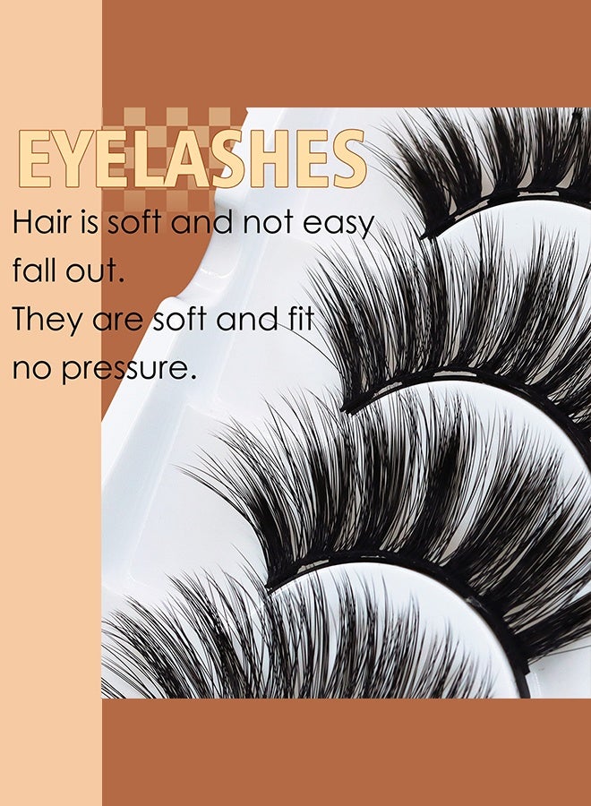 (10 pairs of lashes) 5D Magnetic Lash Kit - Includes Magnetic Eyeliner & Tweezers, Comes with 2 Lash Tubes for a Natural Look - Image 5