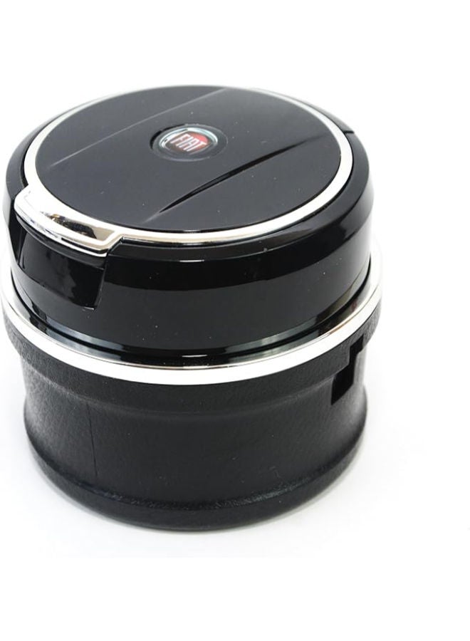 Adjustable Smokeless Car Ashtray with Lid Smell Proof with LED Light with All,ceramic Interior, Cup holder size, Detachable and Portable, Fiat - Image 1