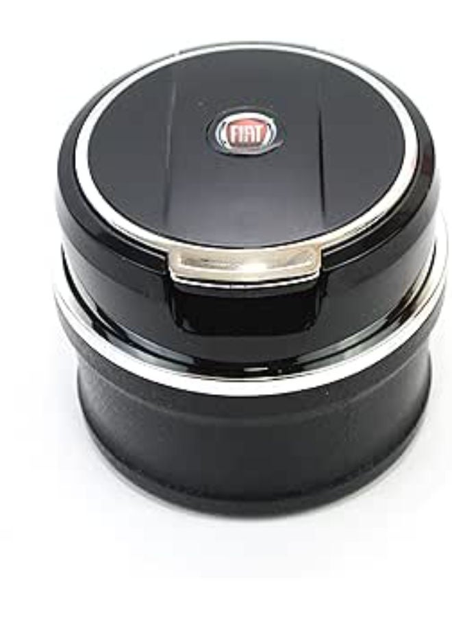 Adjustable Smokeless Car Ashtray with Lid Smell Proof with LED Light with All,ceramic Interior, Cup holder size, Detachable and Portable, Fiat - Image 2