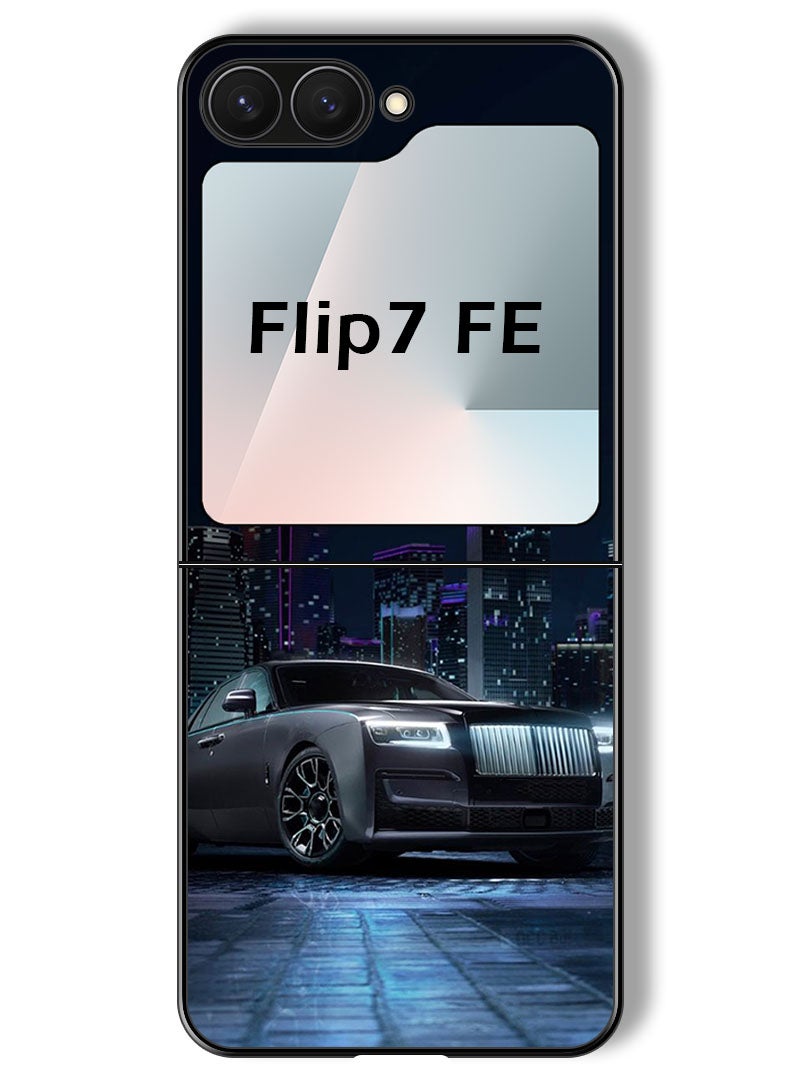 Theodor Case Compatible with Samsung Galaxy Z Flip 7 FE 6.7 Inch Protection Shockproof Bumper Cover Car (5) - Image 1