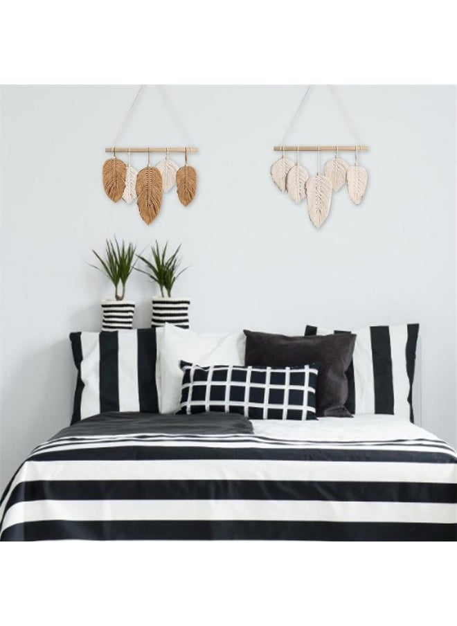 Home Gallery - Leaf Macrame Wall Hanging Handmade - Image 1